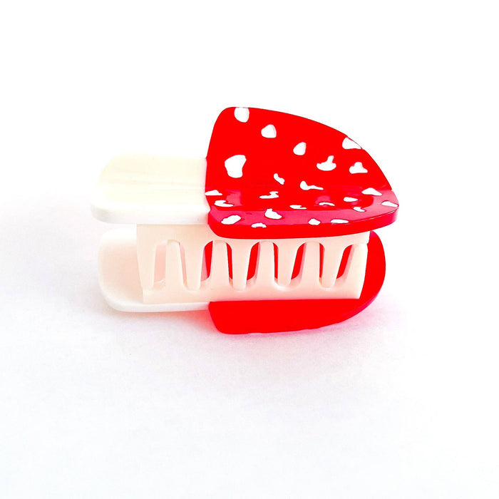 Jenny Lemons Hair Claw Clip - Mini Mushroom