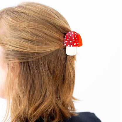 Jenny Lemons Hair Claw Clip - Mini Mushroom