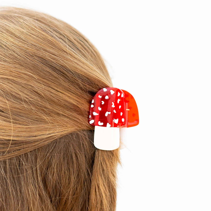 Jenny Lemons Hair Claw Clip - Mini Mushroom