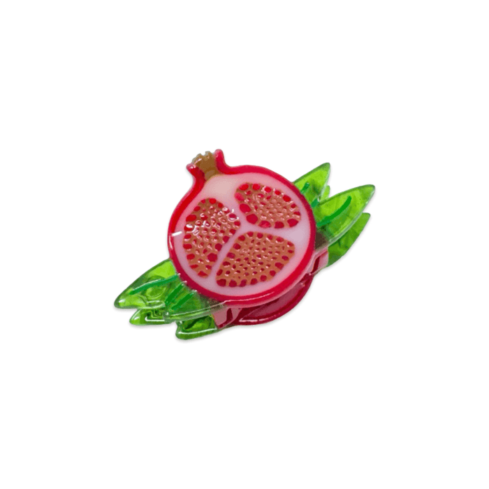 Jenny Lemons Hair Claw Clip - Mini Pomegranate