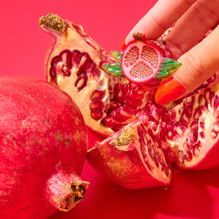 Jenny Lemons Hair Claw Clip - Mini Pomegranate