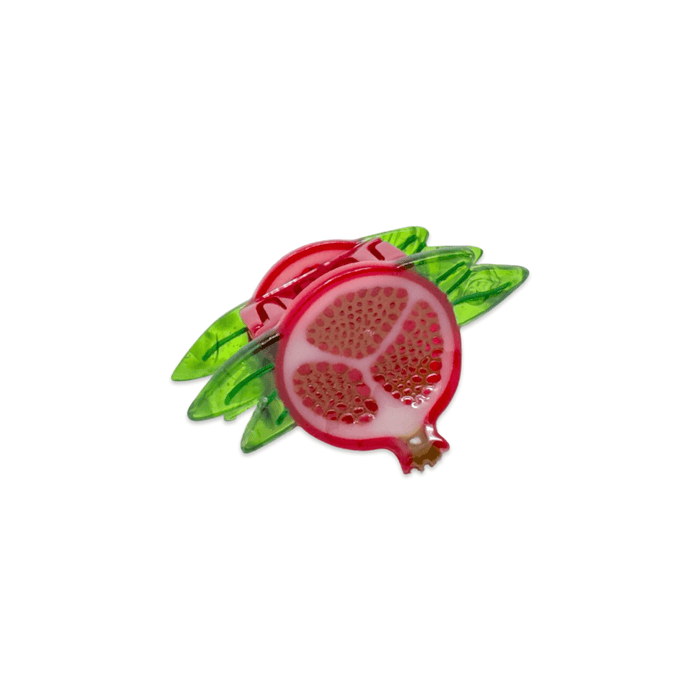 Jenny Lemons Hair Claw Clip - Mini Pomegranate