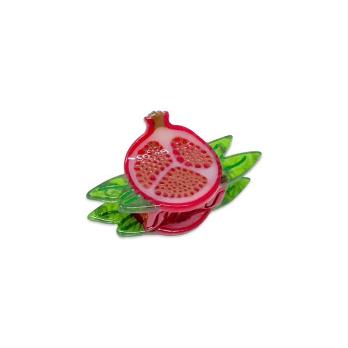 Jenny Lemons Hair Claw Clip - Mini Pomegranate