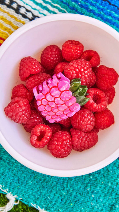 Jenny Lemons Hair Claw Clip - Mini Raspberry