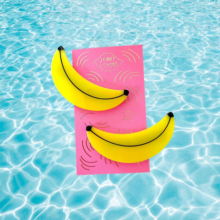 Jenny Lemons Hair Clip Set - Banana Alligator