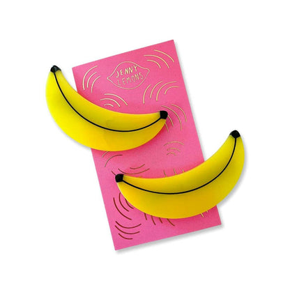 Jenny Lemons Hair Clip Set - Banana Alligator