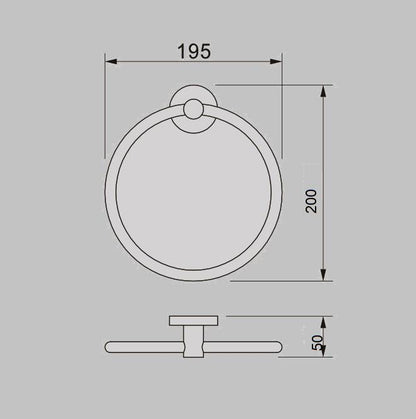 NIXON towel ring in Gun Metal Accessories ECT