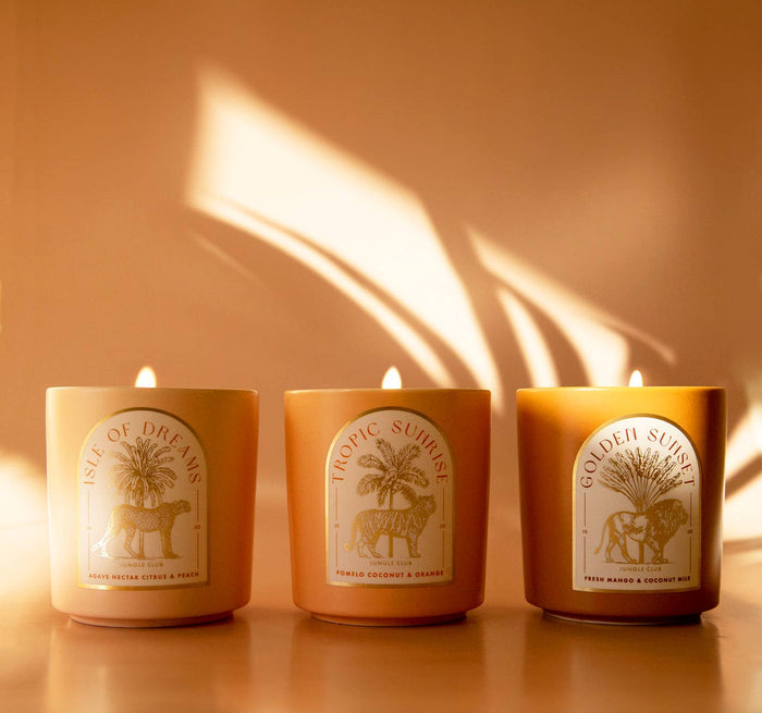 Jungle Club - Tropic Sunrise Candle | Pomelo, Coconut, & Orange