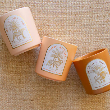 Jungle Club - Tropic Sunrise Candle | Pomelo, Coconut, & Orange