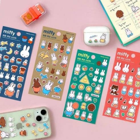 K-Wonderland - Miffy Soft Cushion Sticker Pack
