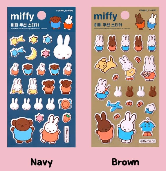 K-Wonderland - Miffy Soft Cushion Sticker Pack