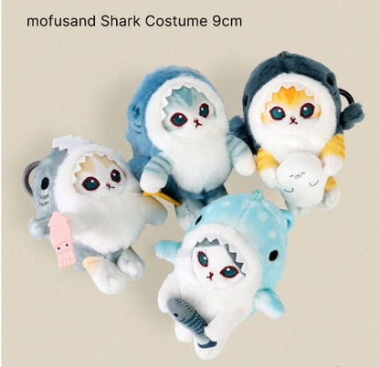K-Wonderland - Mofusand Shark Costume Plush Keychain Bag Charm