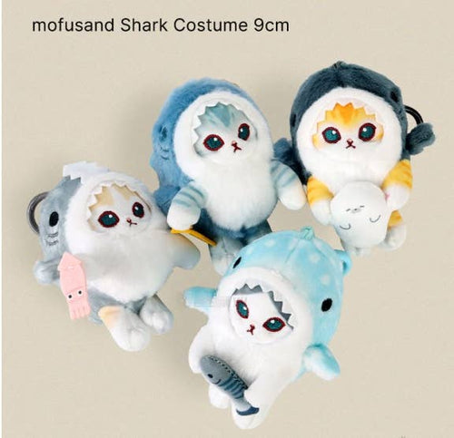 K-Wonderland - Mofusand Shark Costume Plush Keychain Bag Charm