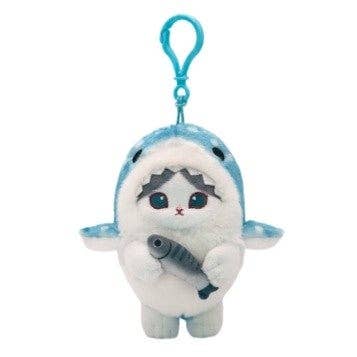 K-Wonderland - Mofusand Shark Costume Plush Keychain Bag Charm