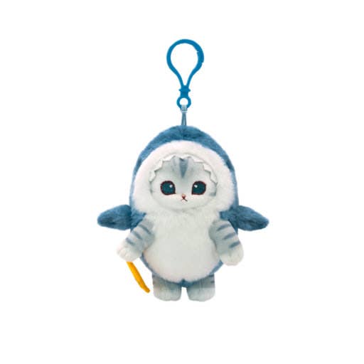 K-Wonderland - Mofusand Shark Costume Plush Keychain Bag Charm