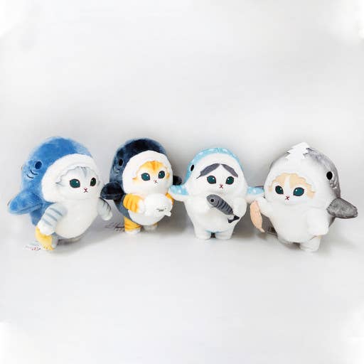 K-Wonderland - Mofusand Shark Costume Plush Keychain Bag Charm