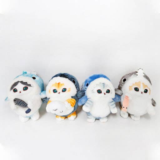 K-Wonderland - Mofusand Shark Costume Plush Keychain Bag Charm