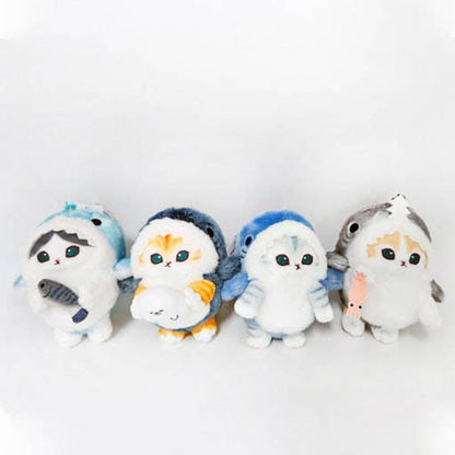 K-Wonderland - Mofusand Shark Costume Plush Keychain Bag Charm