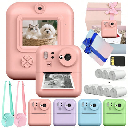 Kids Selfie Digital Camera, Portable Toy Camera, Children's Birthday Gift, Christmas And New Year Gift- Back To School Gift, Best Choice For Gifts, Suitable For 3-12 Years Old Boys And Girls Birthday