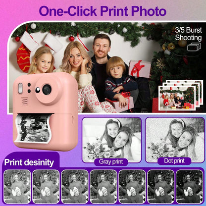 Kids Selfie Digital Camera, Portable Toy Camera, Children's Birthday Gift, Christmas And New Year Gift- Back To School Gift, Best Choice For Gifts, Suitable For 3-12 Years Old Boys And Girls Birthday