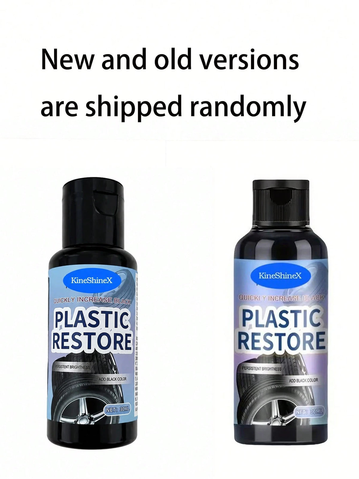 KineShineX Car Interior Polishing & Repair Paste, Suitable For Leather Seats, Dashboard, Center Console, Bumper And Plastic Parts, Scratch & Wear Repair Paste (New And Old Version Caps Shipped Randoml