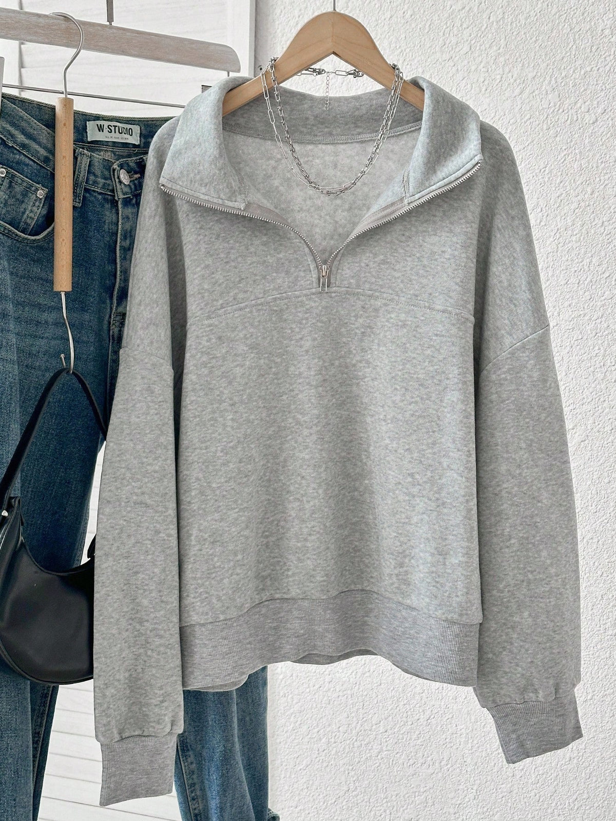 Lalippa Women's Loose Split Zip-Up Hoodie,Graduation,Teacher,Back To School Pullover Fall
