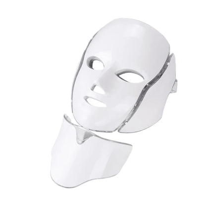 LED Mask Light Therapy, Red Light Therapy For Face And Neck Skin Care, 7 Colors LED Facial Skin Care Mask, Home Facial Care Tool Accessories