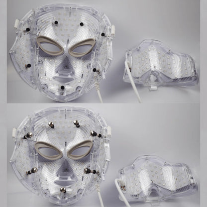 LED Mask Light Therapy, Red Light Therapy For Face And Neck Skin Care, 7 Colors LED Facial Skin Care Mask, Home Facial Care Tool Accessories
