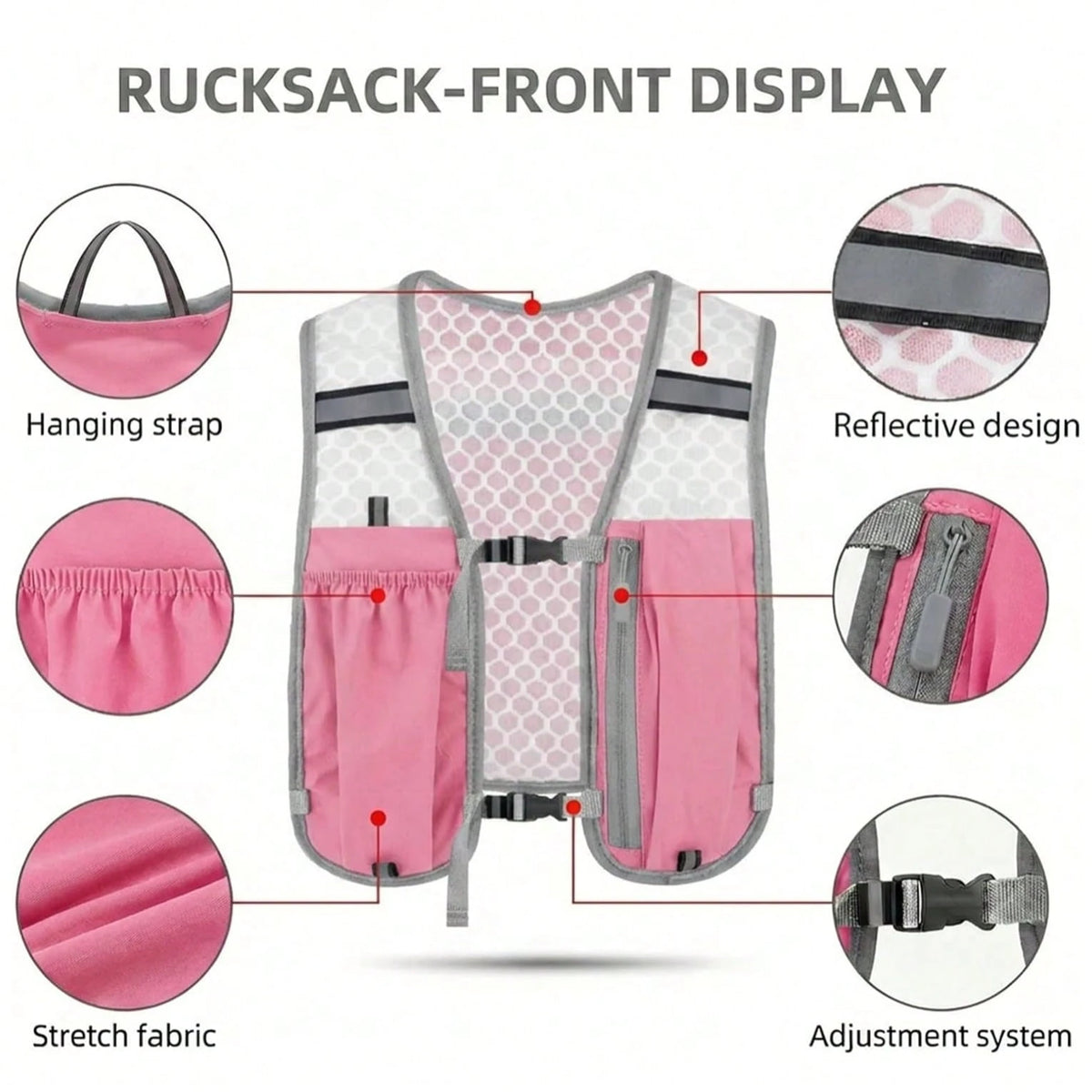 Lightweight Hydration Backpack With 2L Water Bladder, 5L Running Hydration Backpack, Breathable Large Capacity Outdoor Cycling Backpack, Lightweight For Running