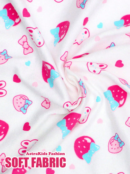 Little Girl Underwear Soft Comfortable Lovely Print 24 Pack Panties For Kids 4-8 Years