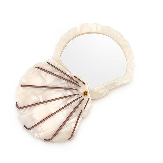 Living Royal Compact Mirror - Seashell