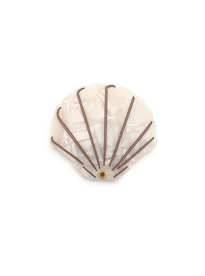 Living Royal Compact Mirror - Seashell