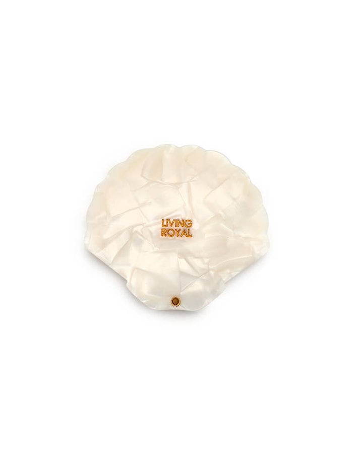 Living Royal Compact Mirror - Seashell