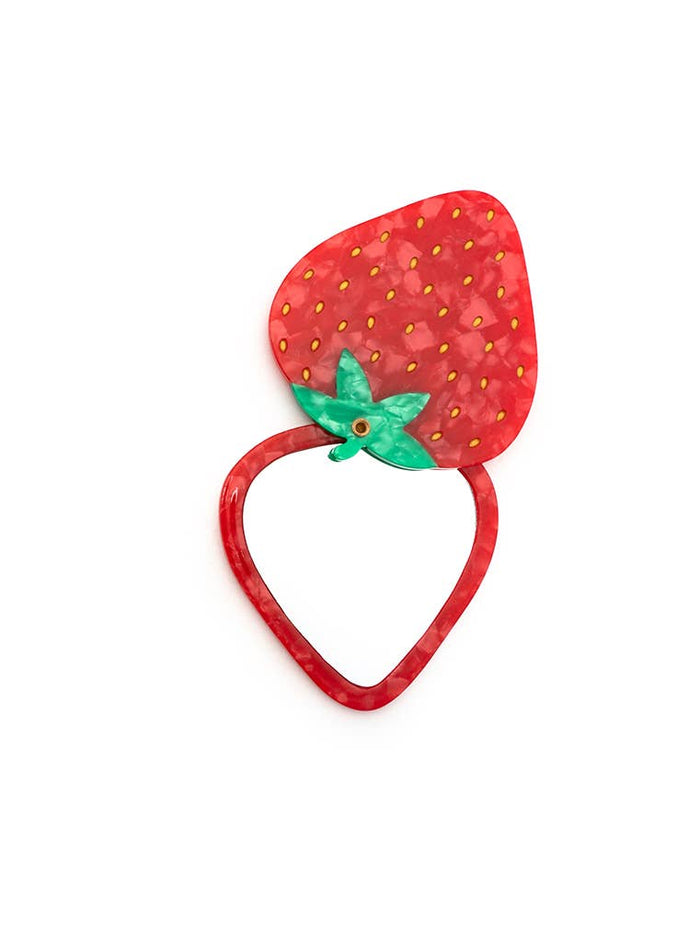 Living Royal Compact Mirror - Strawberry