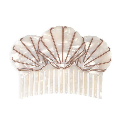Living Royal Mini Hair Comb - Seashells