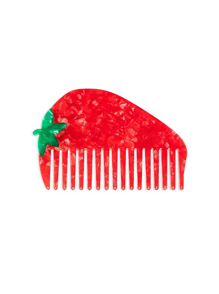 Living Royal Mini Hair Comb - Strawberry
