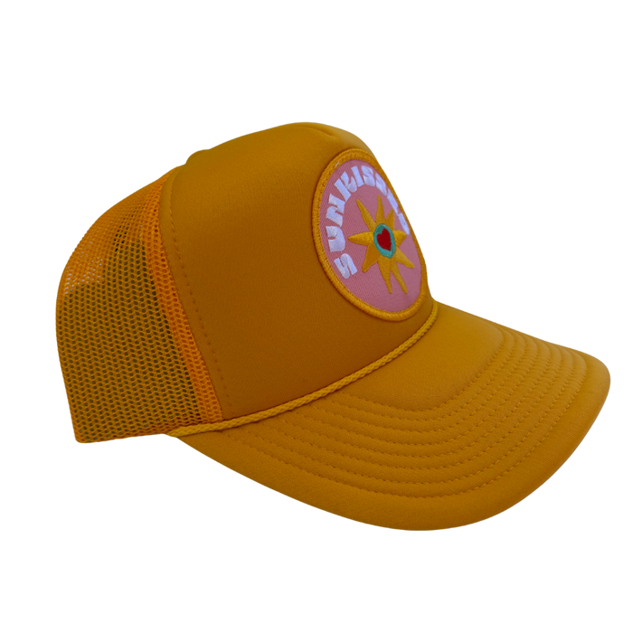 Local Beach Trucker Hat - Sunkissed (Gold)