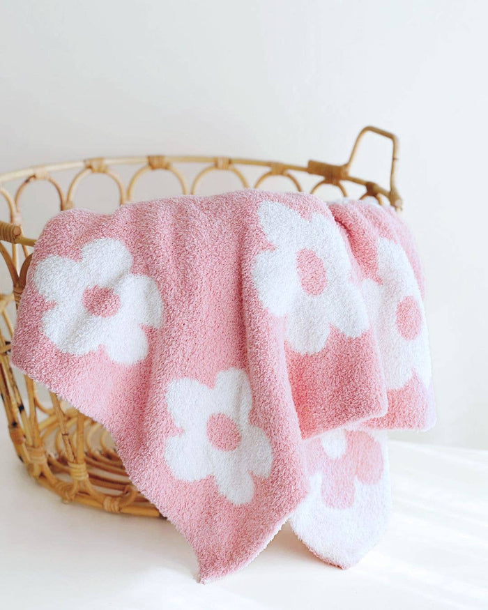 Lucky Panda Kids Baby Blanket - Daisy