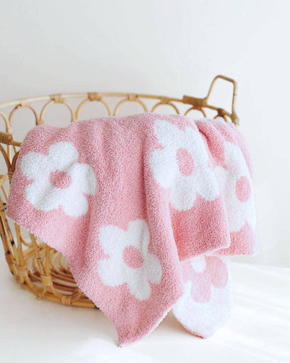 Lucky Panda Kids Baby Blanket - Daisy
