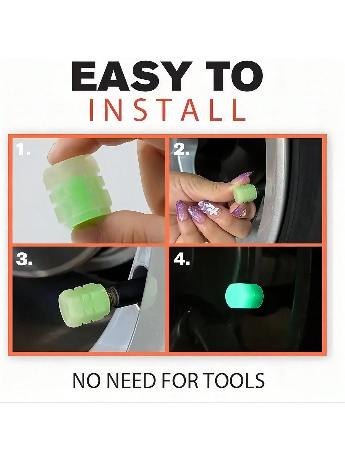 Luminous Car Tire Valve Cap
