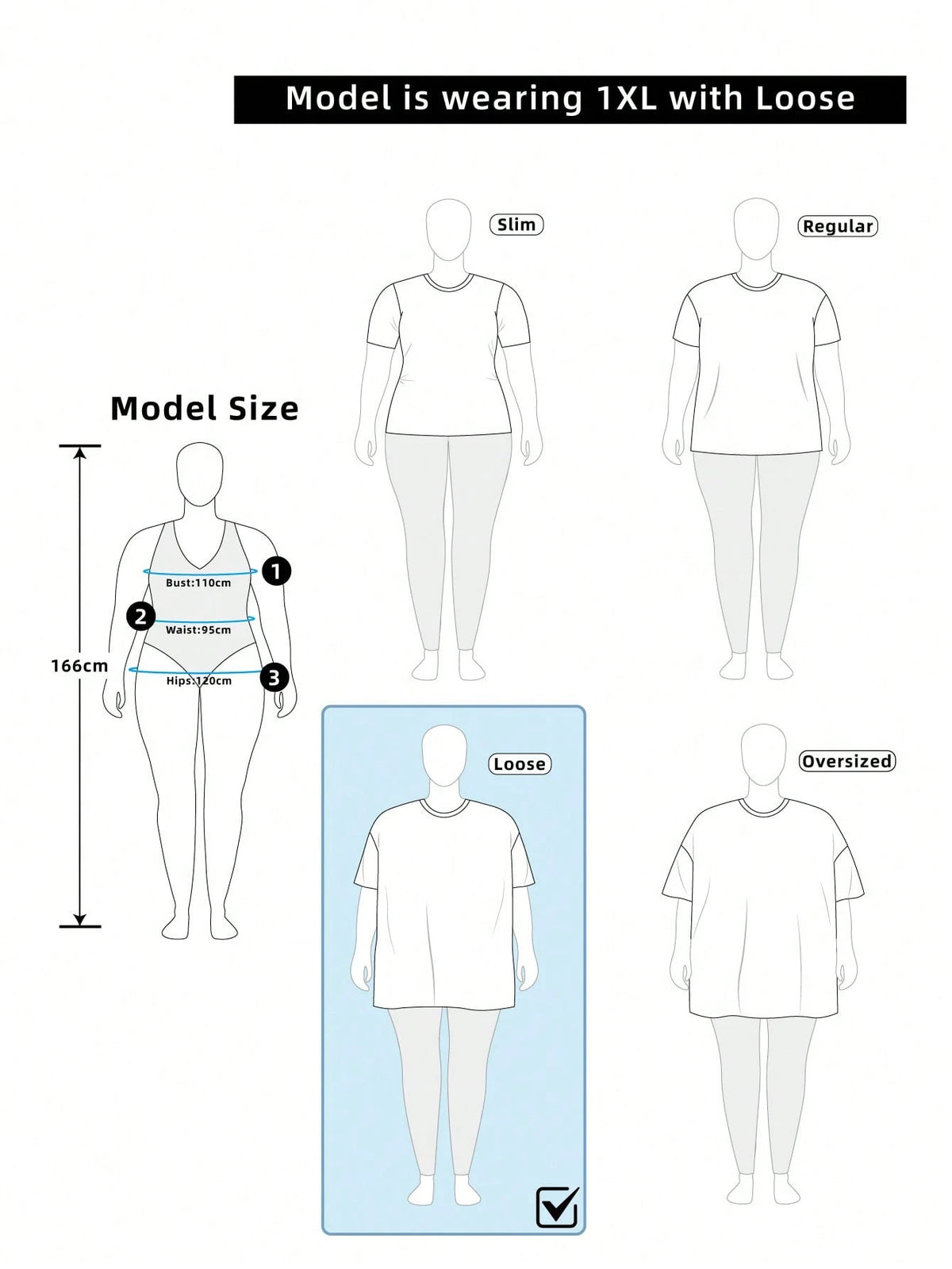 LUNE Casual Minimalist Contrast Color Seashell Craft V-Neck Short Sleeve T-Shirt For Plus Size Women, Suitable For Summer