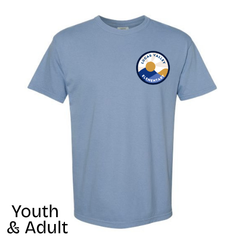 LVE Spirit Wear T-Shirt - Washed Denim w/ LVE Logo