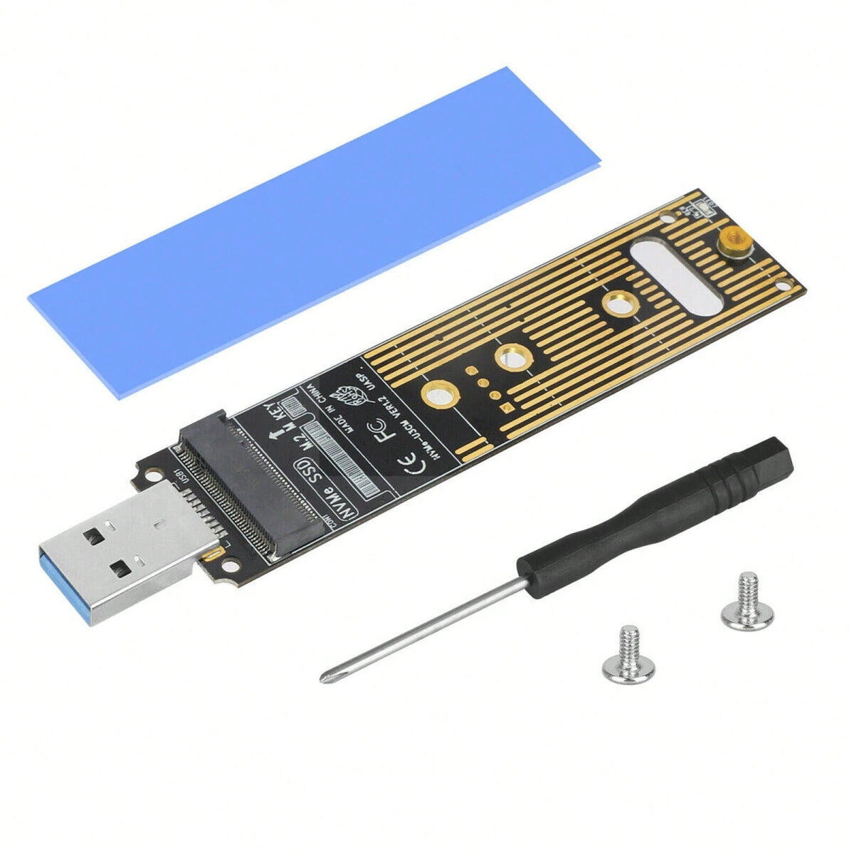 M.2 Interface NVME SSD To USB 3.1 Adapter For PCIe NVMe Based M Key B+M Key SSD