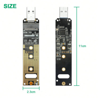 M.2 Interface NVME SSD To USB 3.1 Adapter For PCIe NVMe Based M Key B+M Key SSD