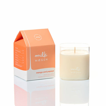MÆGEN - Milk Candle - Mango & Papaya