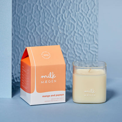 MÆGEN - Milk Candle - Mango & Papaya