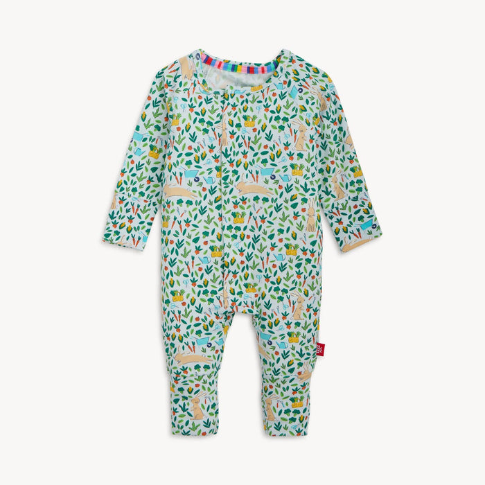 Magnetic Me Convertible Coverall - Bunny Garden