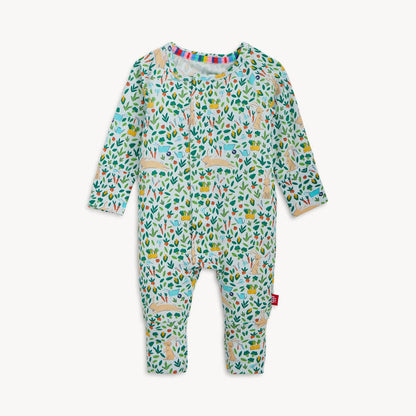Magnetic Me Convertible Coverall - Bunny Garden