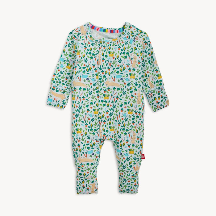 Magnetic Me Convertible Coverall - Bunny Garden