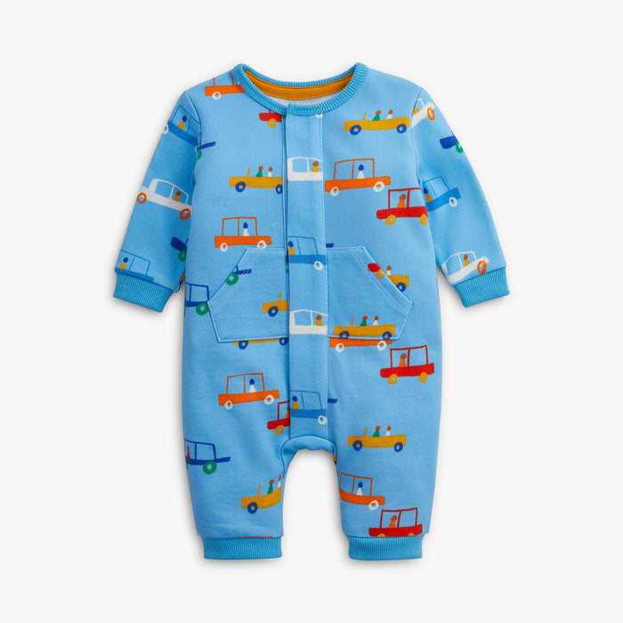 Magnetic Me French Terry Romper - Cars